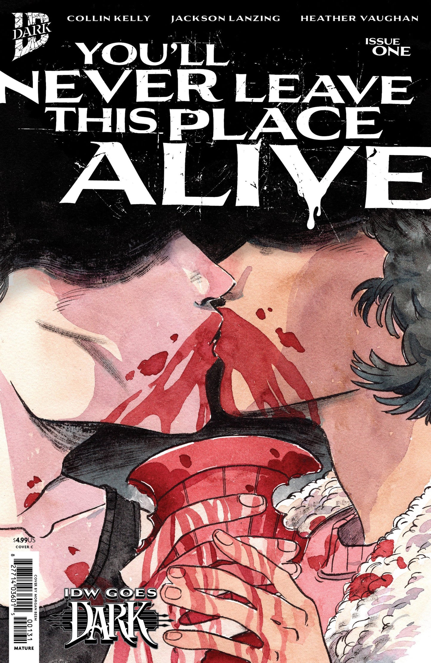 YOULL NEVER LEAVE THIS PLACE ALIVE #1 VAR C BEEM IDW GOES DARK VAR CVR C