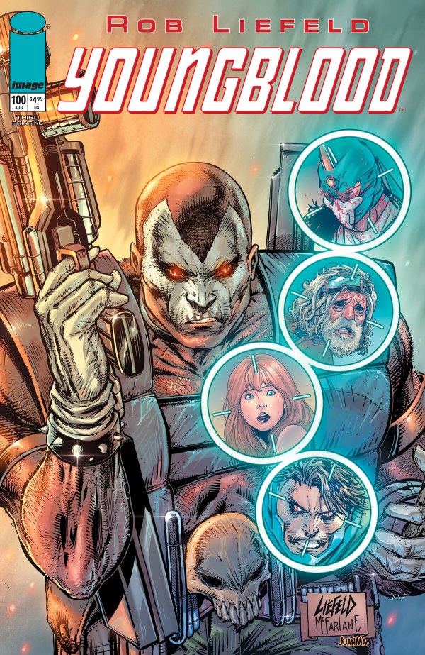 YOUNGBLOOD #100 3RD PRINTING CVR A IMAGE