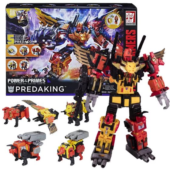 TRANSFORMERS PRIME WARS TITAN PREDAKING