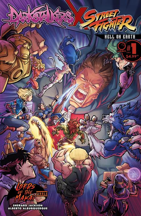 DARKSTALKERS X STREET FIGHTER HELL ON EARTH #1 ONE SHOT CVR A ALBERTO ALBURQUERQUE