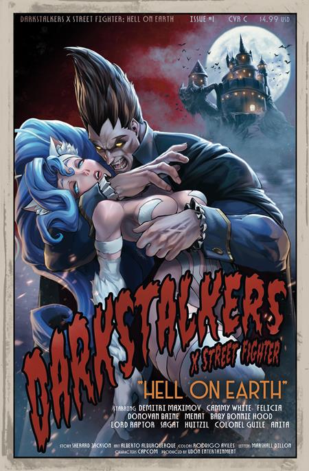 DARKSTALKERS X STREET FIGHTER HELL ON EARTH #1 ONE SHOT CVR C DRAX GAL VAR