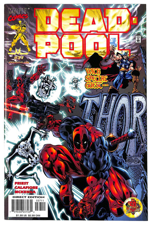 Deadpool 1997 #37 Direct Edition - back issue - $10.00
