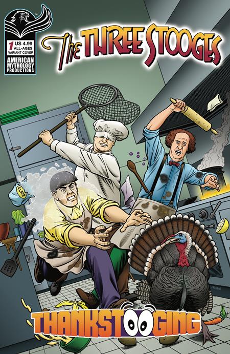 THREE STOOGES THANKSTOOGING #1 ONE SHOT CVR B FRAIM BROTHERS VAR