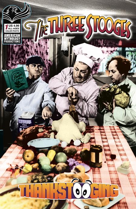 THREE STOOGES THANKSTOOGING #1 ONE SHOT CVR C COLOR PHOTO VAR