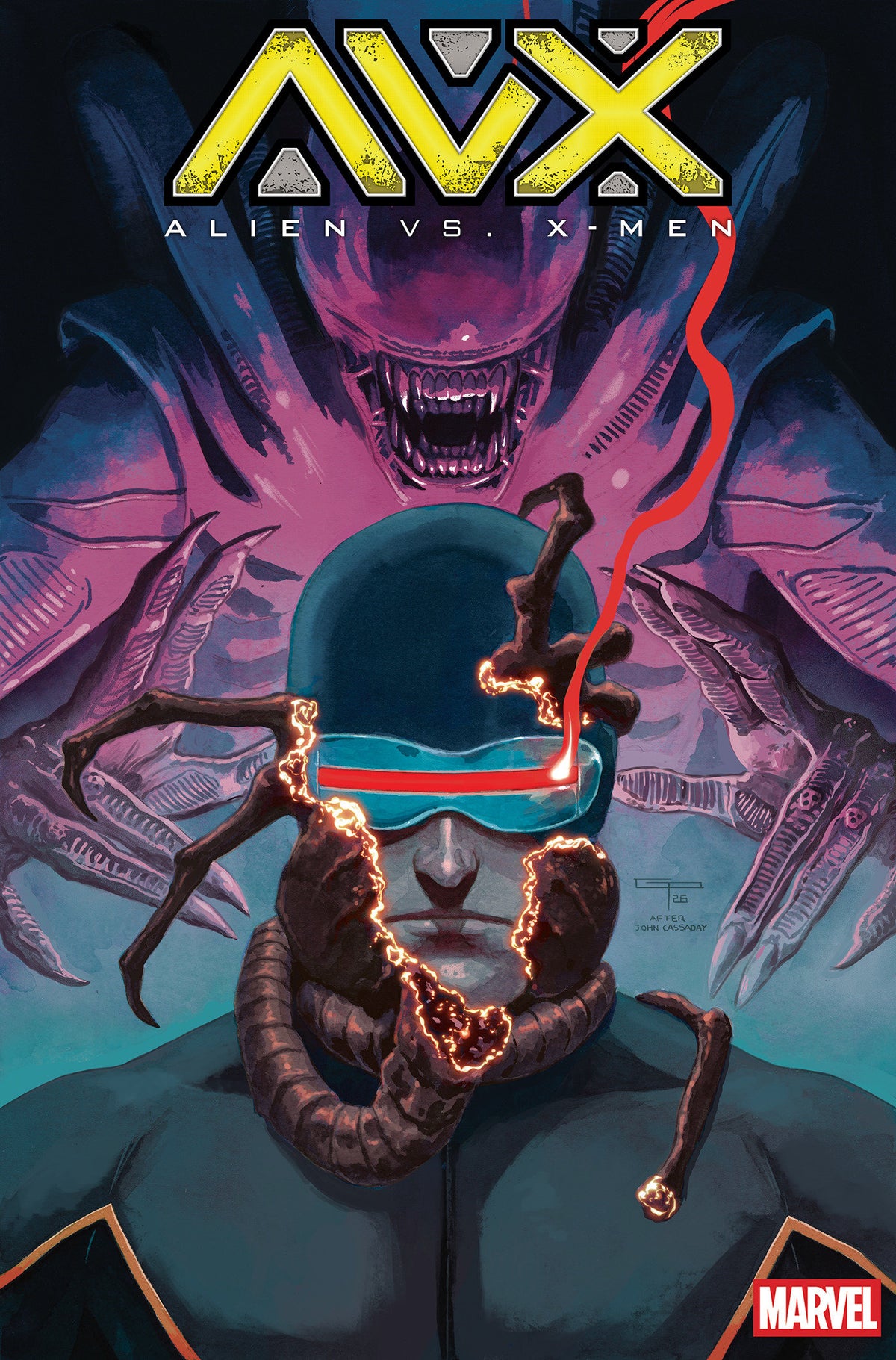 ALIEN VS X-MEN #3 CVR B GERMAN PERALTA VAR
