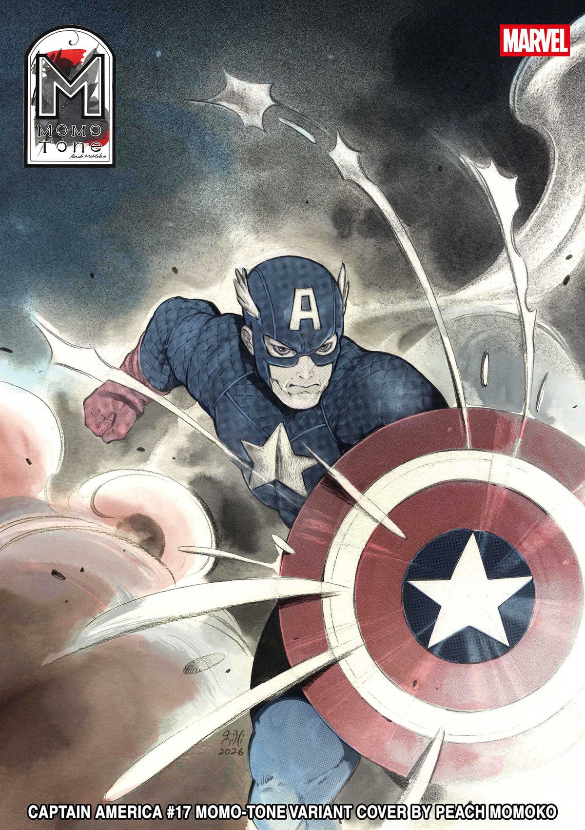 CAPTAIN AMERICA #17 PEACH MOMOKO MOMO-TONE VAR CVR D