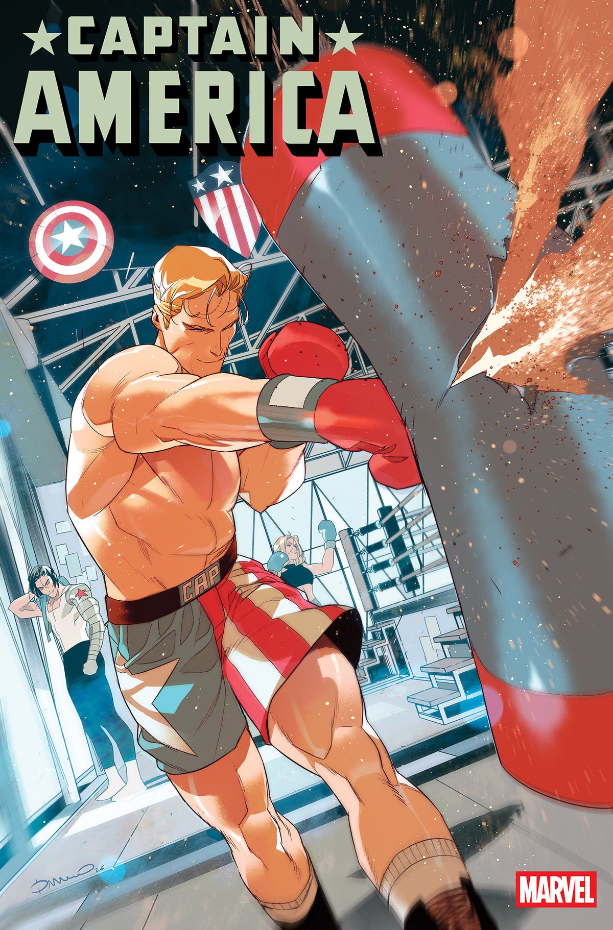 CAPTAIN AMERICA #17 SIMONE DI MEO WORKOUT VAR CVR E