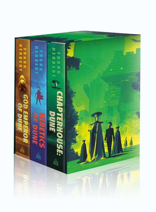 FRANK HERBERTS DUNE SAGA BOOKS 4-6 DELUXE HARDCOVER BOXED SET