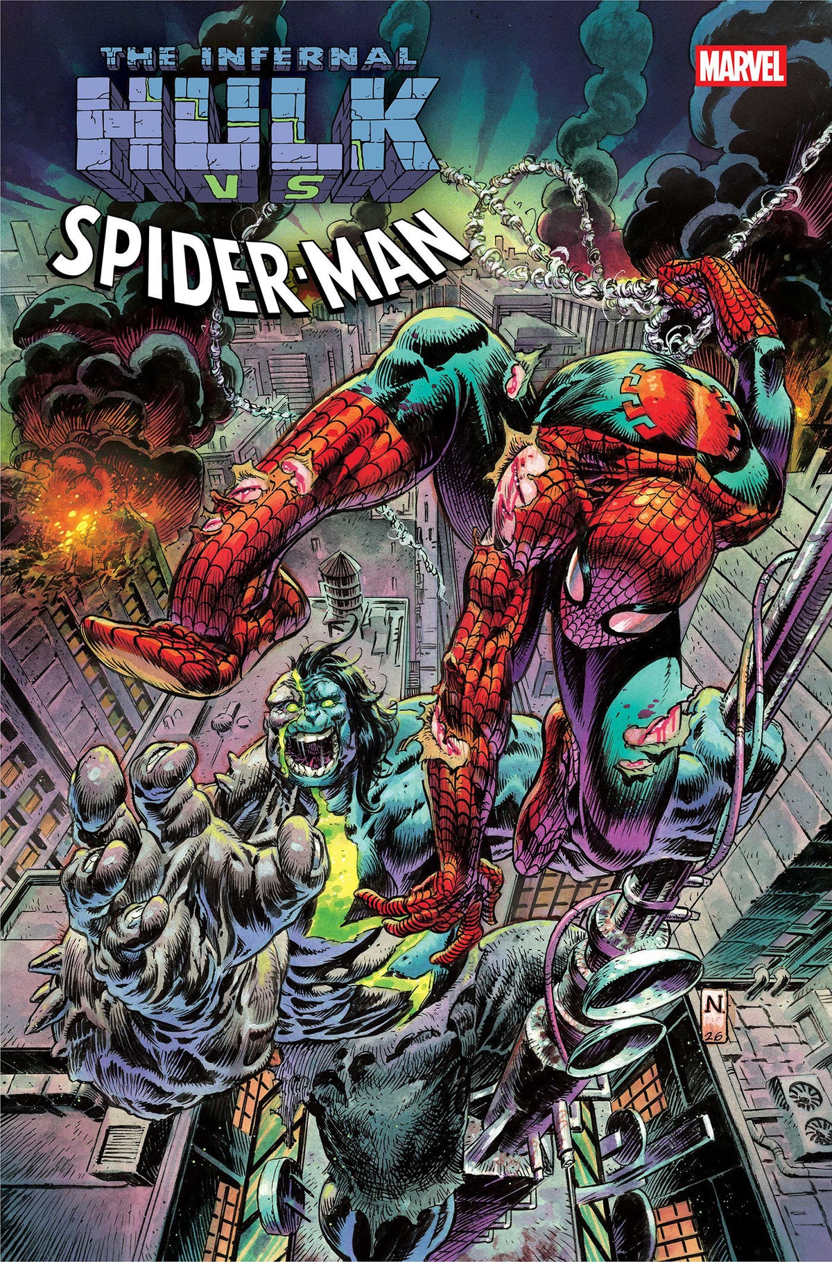 INFERNAL HULK VS SPIDER-MAN #1 CVR A