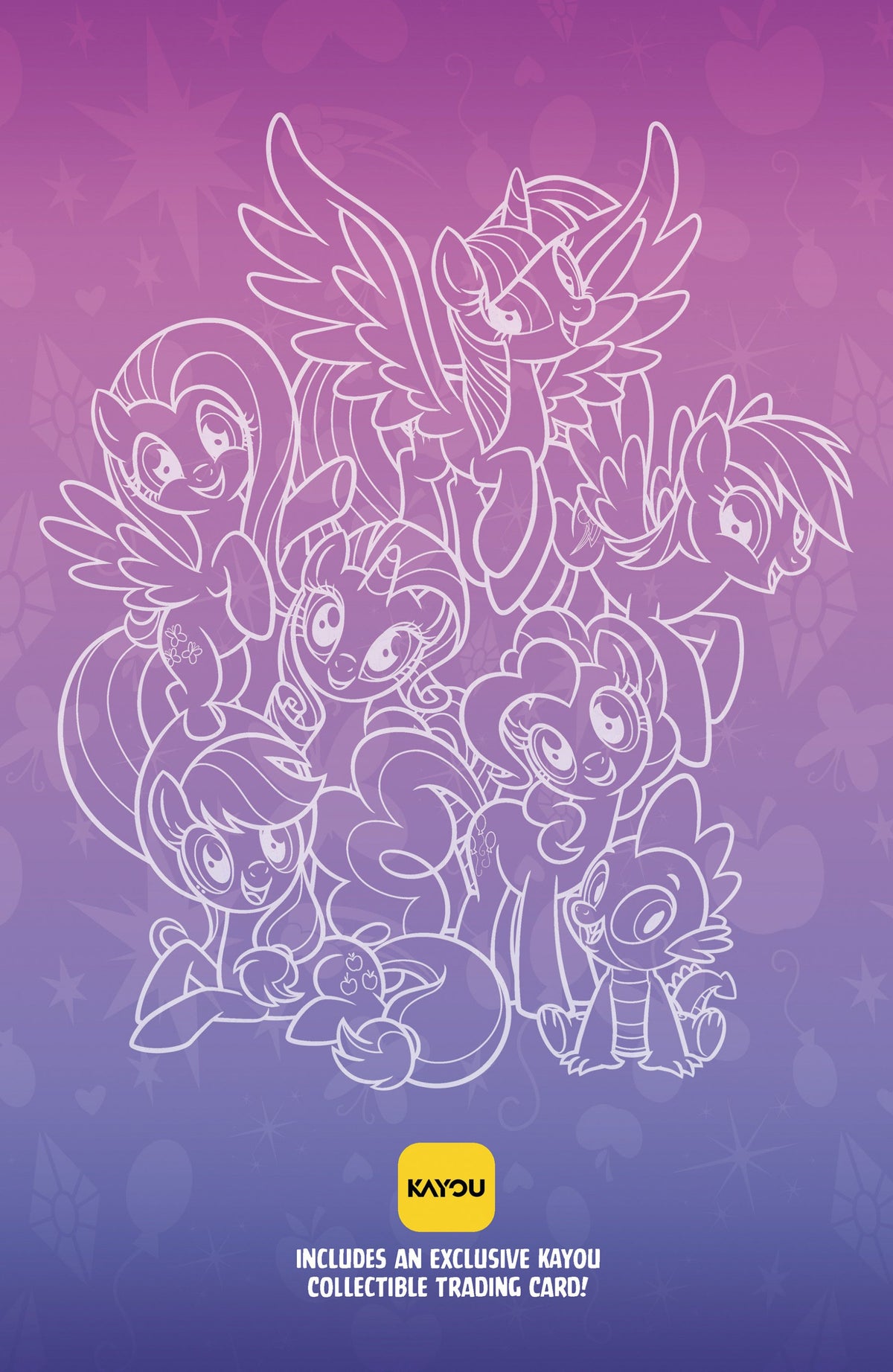 MY LITTLE PONY FRIENDSHIP IS MAGIC 2026 #1 E POLYBAGGED COLLECTIBLE CARD VAR DRESSED FLEECS CVR E