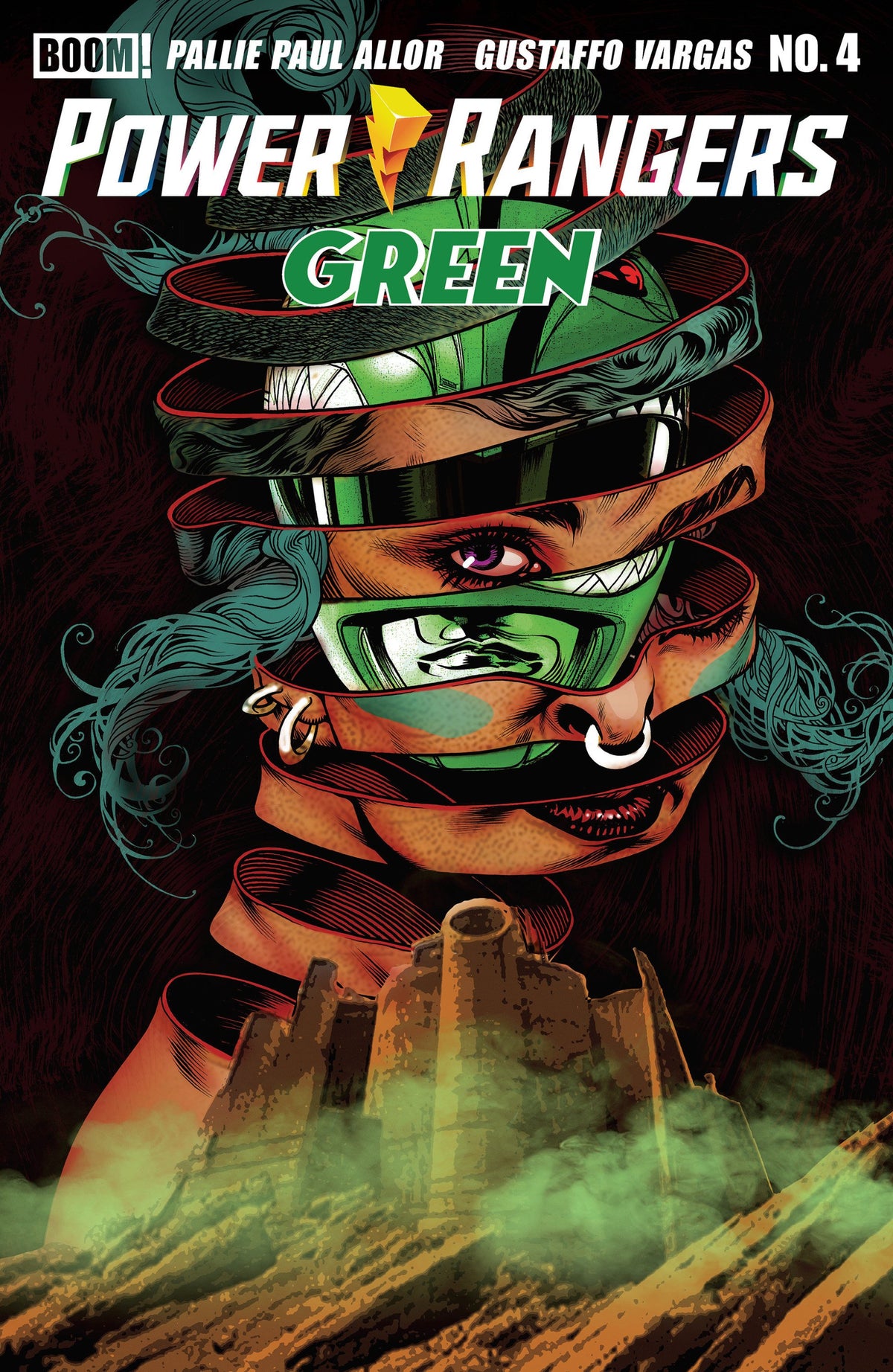 POWER RANGERS GREEN #4 CVR A HARRIS