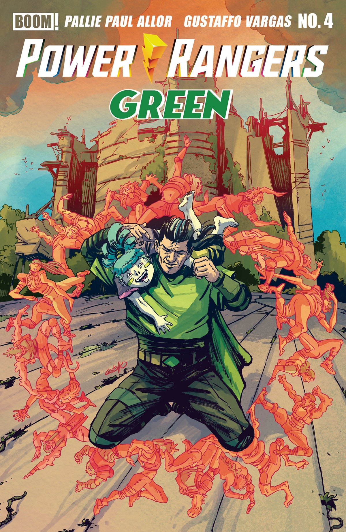 POWER RANGERS GREEN #4 CVR B VARGAS VAR