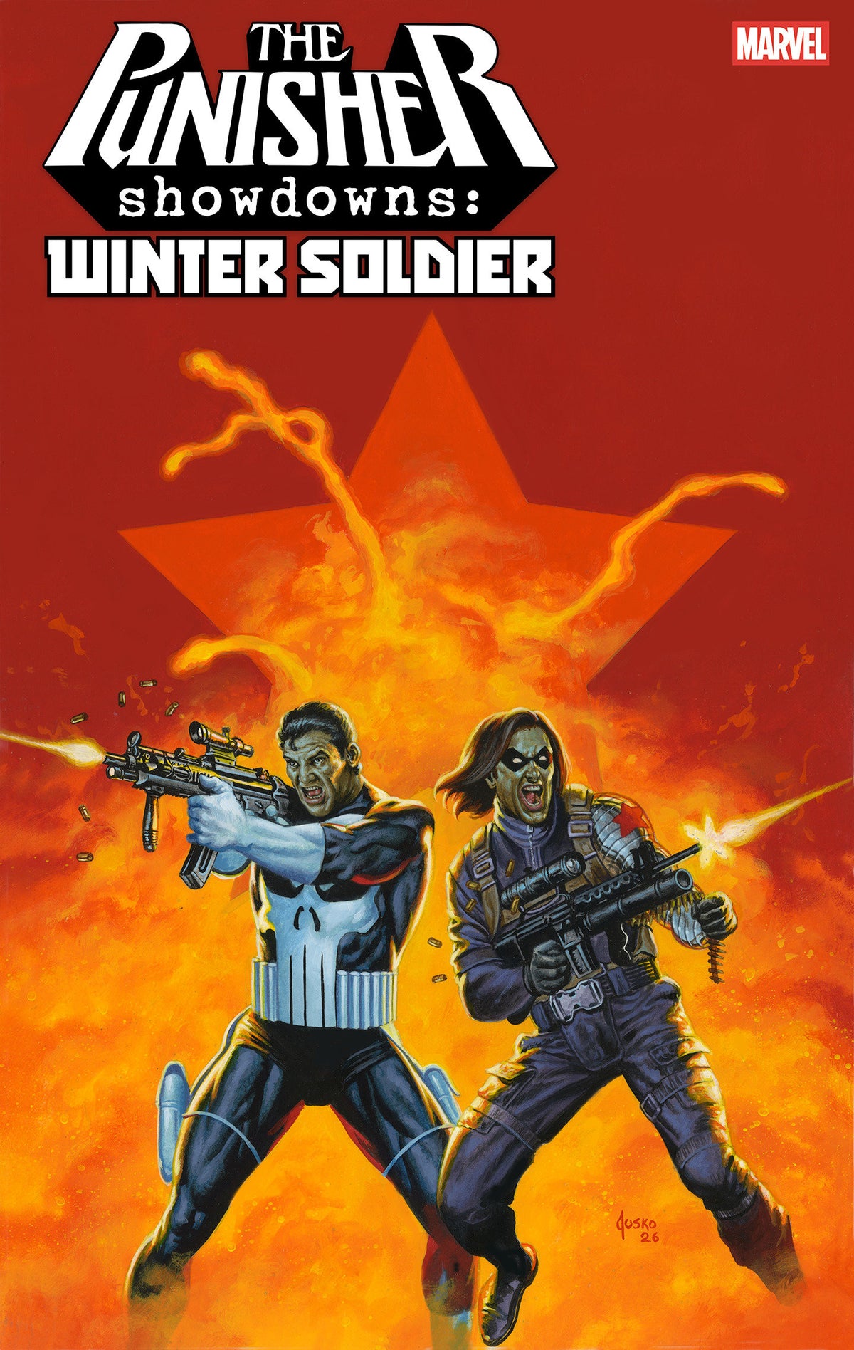 PUNISHER SHOWDOWNS WINTER SOLDIER #1 CVR B JOE JUSKO VAR