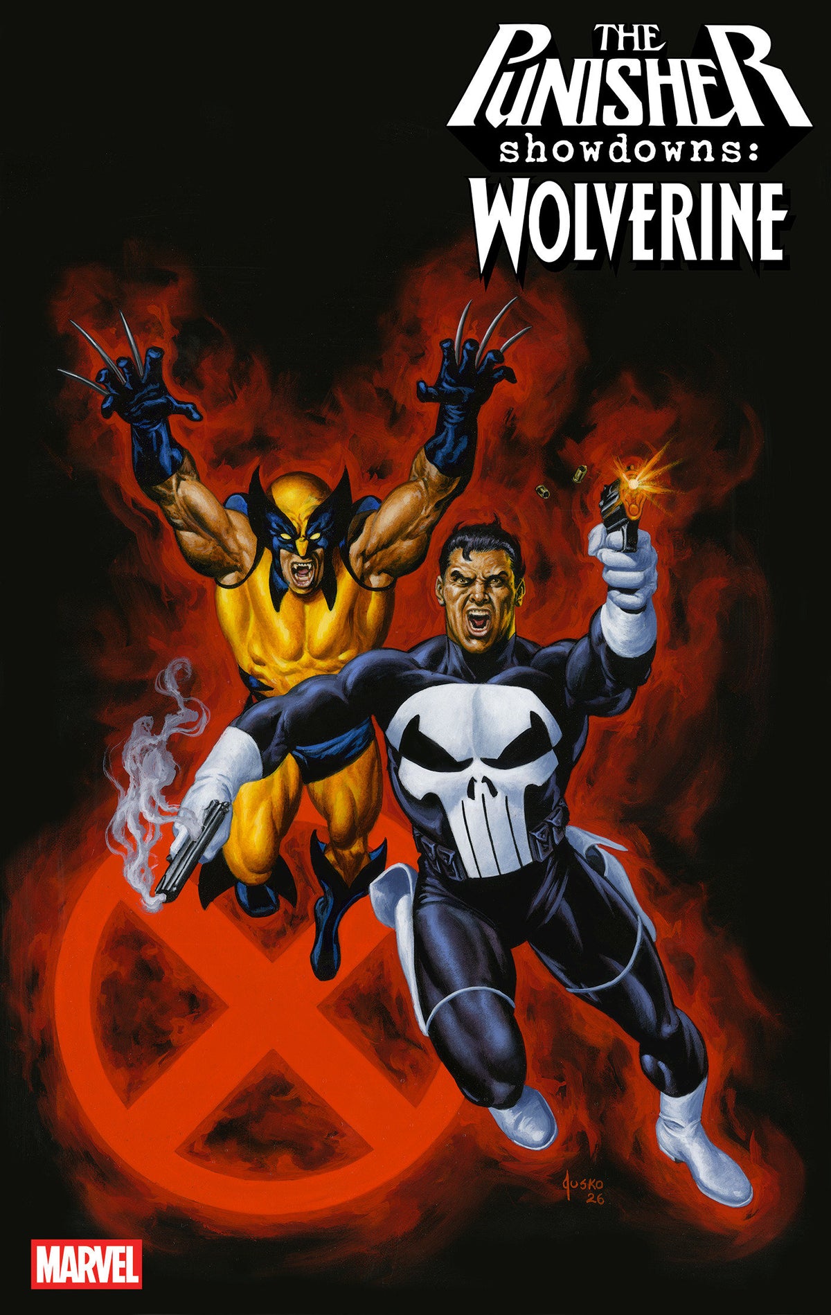 PUNISHER SHOWDOWNS WOLVERINE #1 JOE JUSKO VAR CVR D