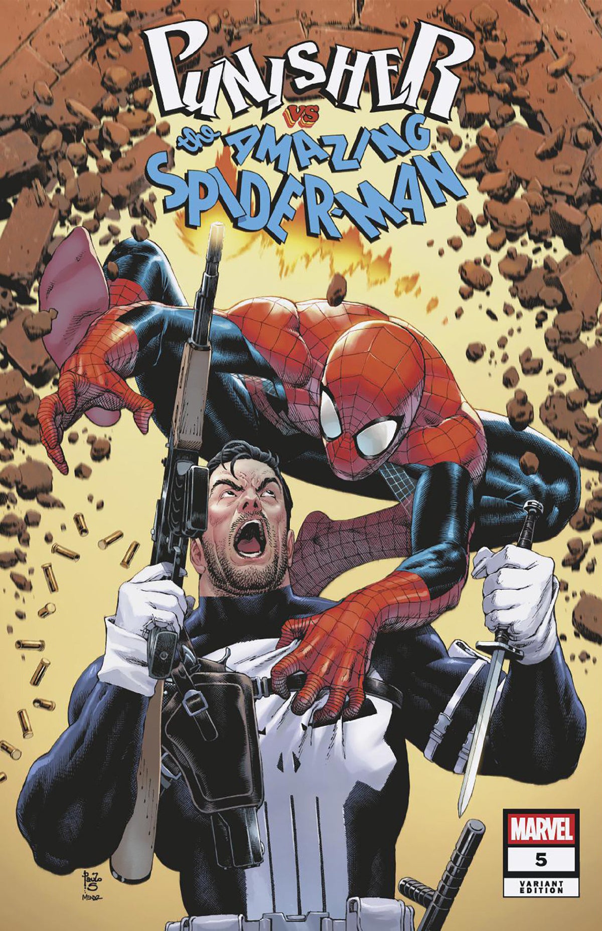 PUNISHER VS SPIDER-MAN #5 CVR B PAULO SIQUEIRA VAR