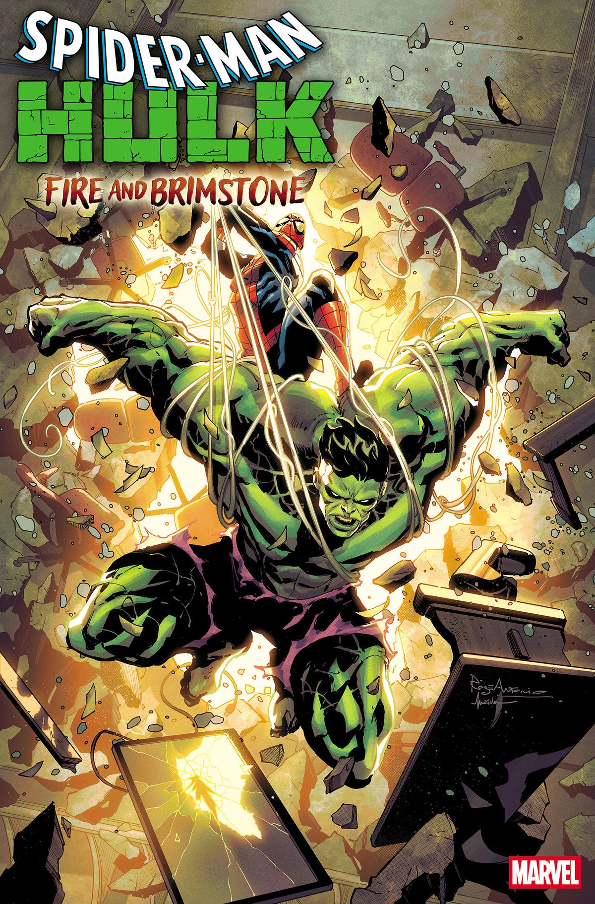 SPIDER-MAN HULK FIRE AND BRIMSTONE #4 CVR B ROGE ANTONIO VAR