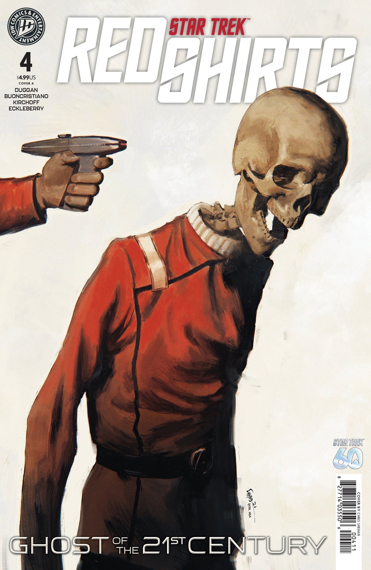 STAR TREK RED SHIRTS--GHOST OF THE 21ST CENTURY #4 COVER A SHEHAN CVR A