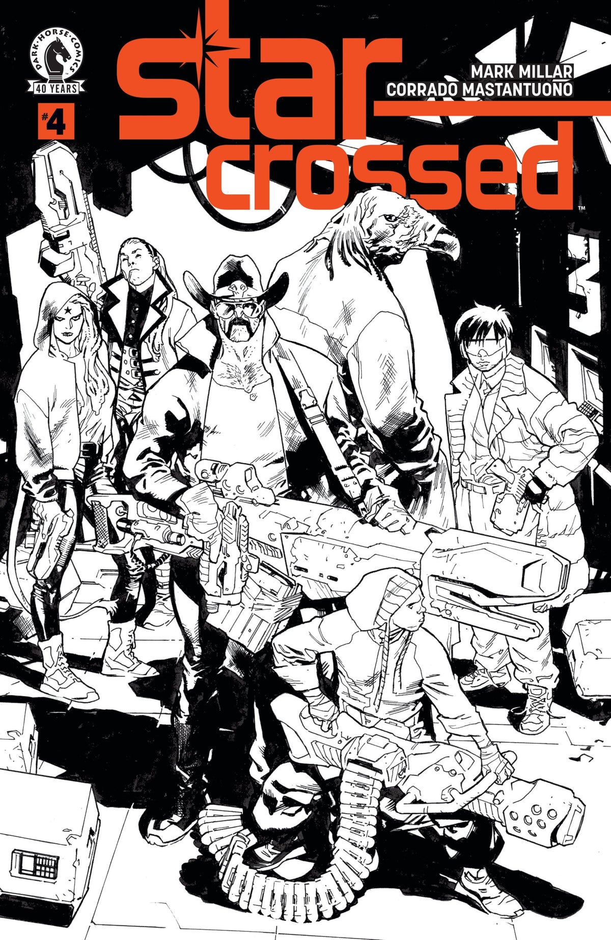 STAR-CROSSED #4 CVR B BW STUART IMMONEN VAR