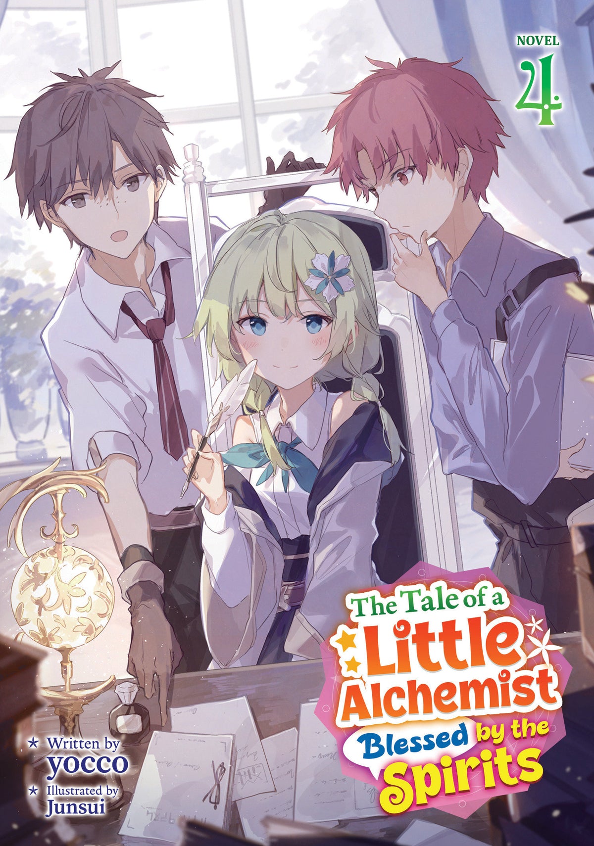 TALE OF A LITTLE ALCHEMIST BLESSED BY THE SPIRITS LIGHT NOVEL TP VOL 04