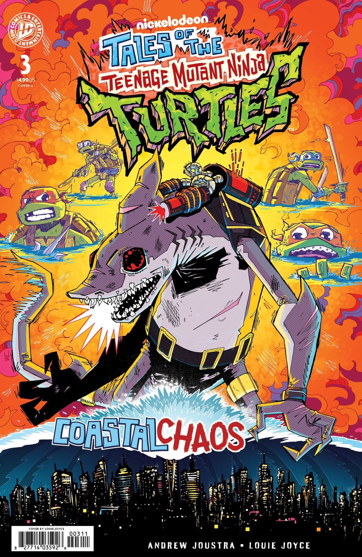 TALES OF THE TEENAGE MUTANT NINJA TURTLES COASTAL CHAOS #3 CVR A JOYCE