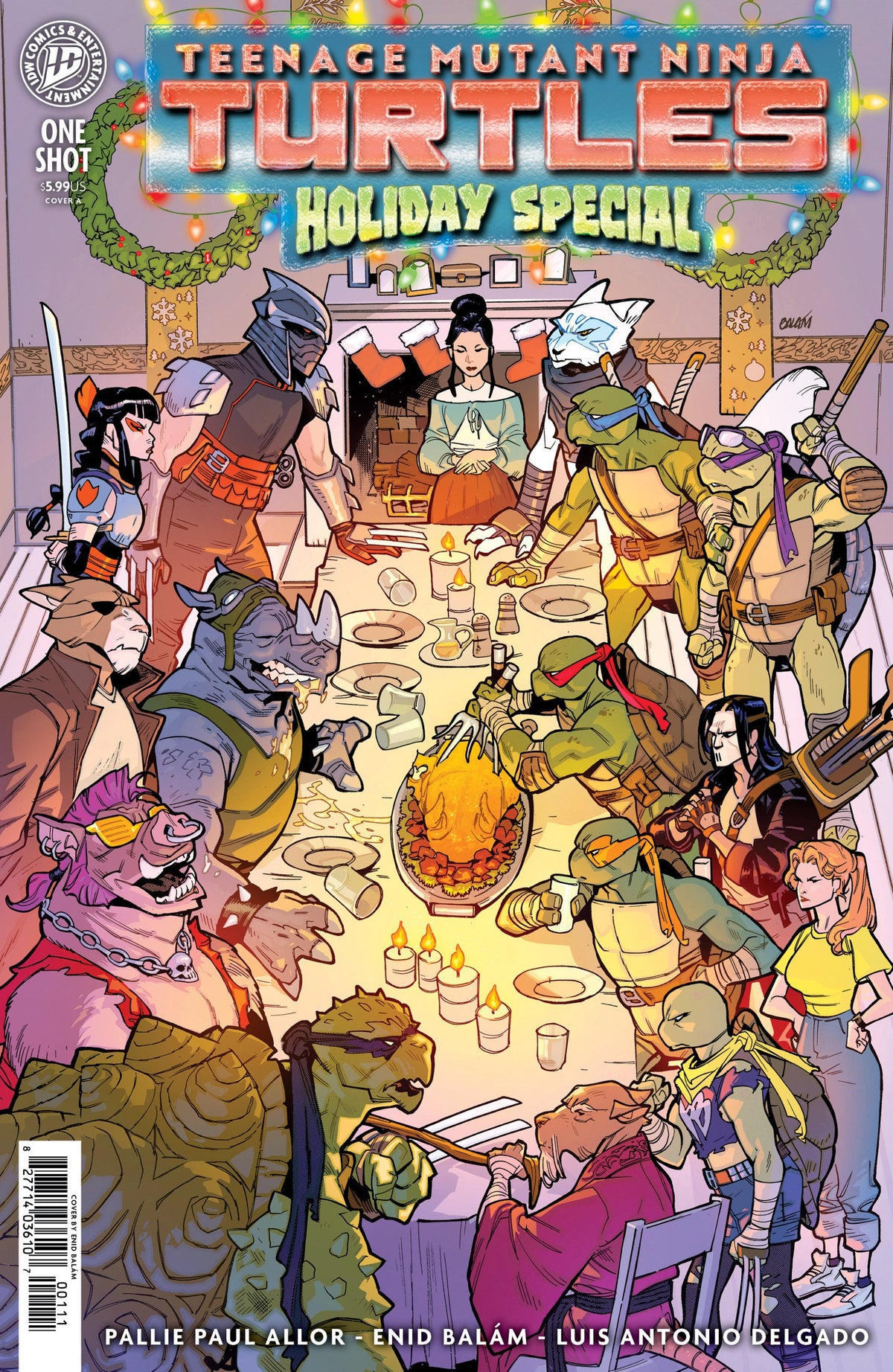 TEENAGE MUTANT NINJA TURTLES HOLIDAY SPECIAL CVR A BALÁM