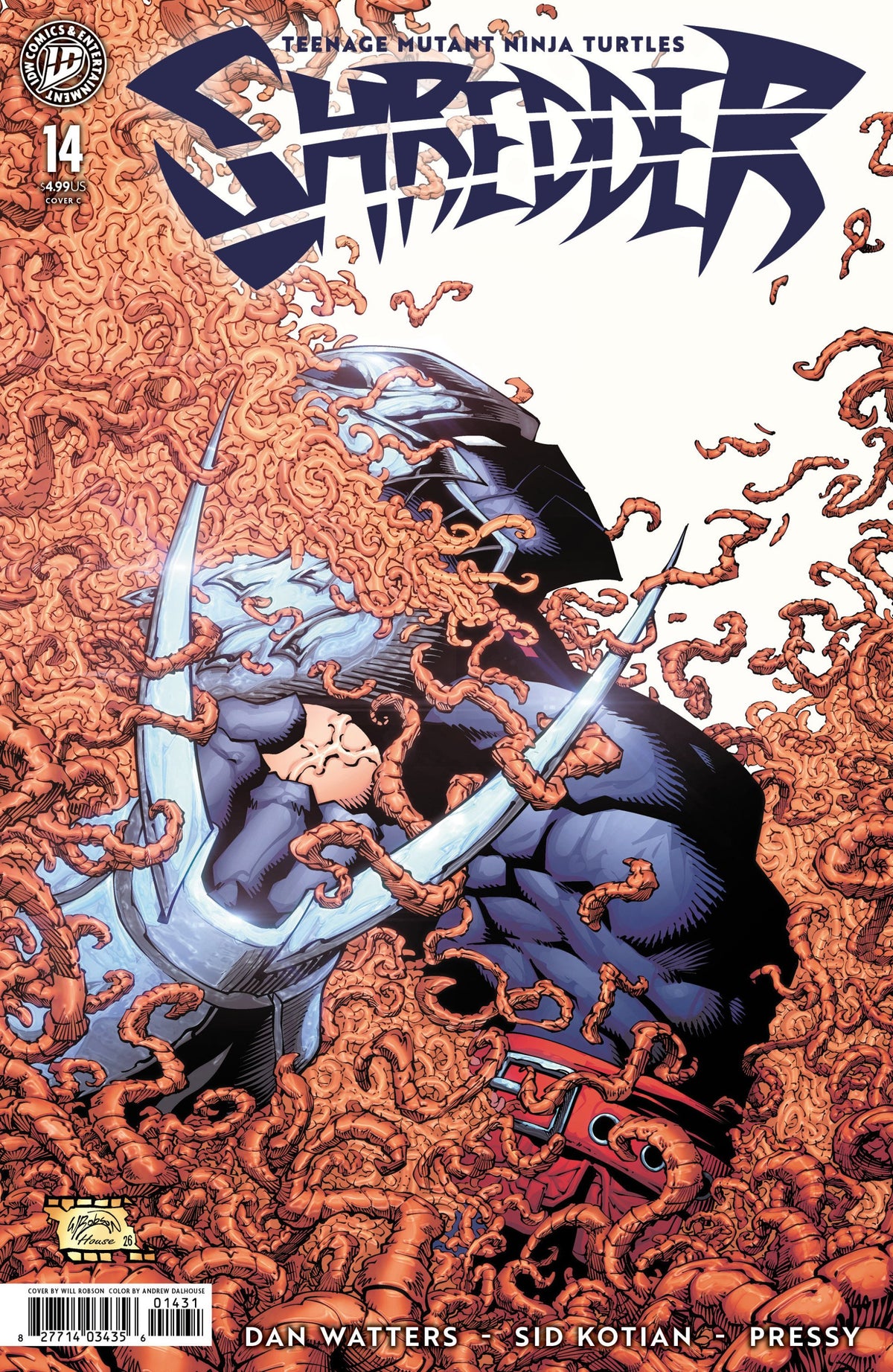 TEENAGE MUTANT NINJA TURTLES SHREDDER #14 CVR C ROBSON VAR