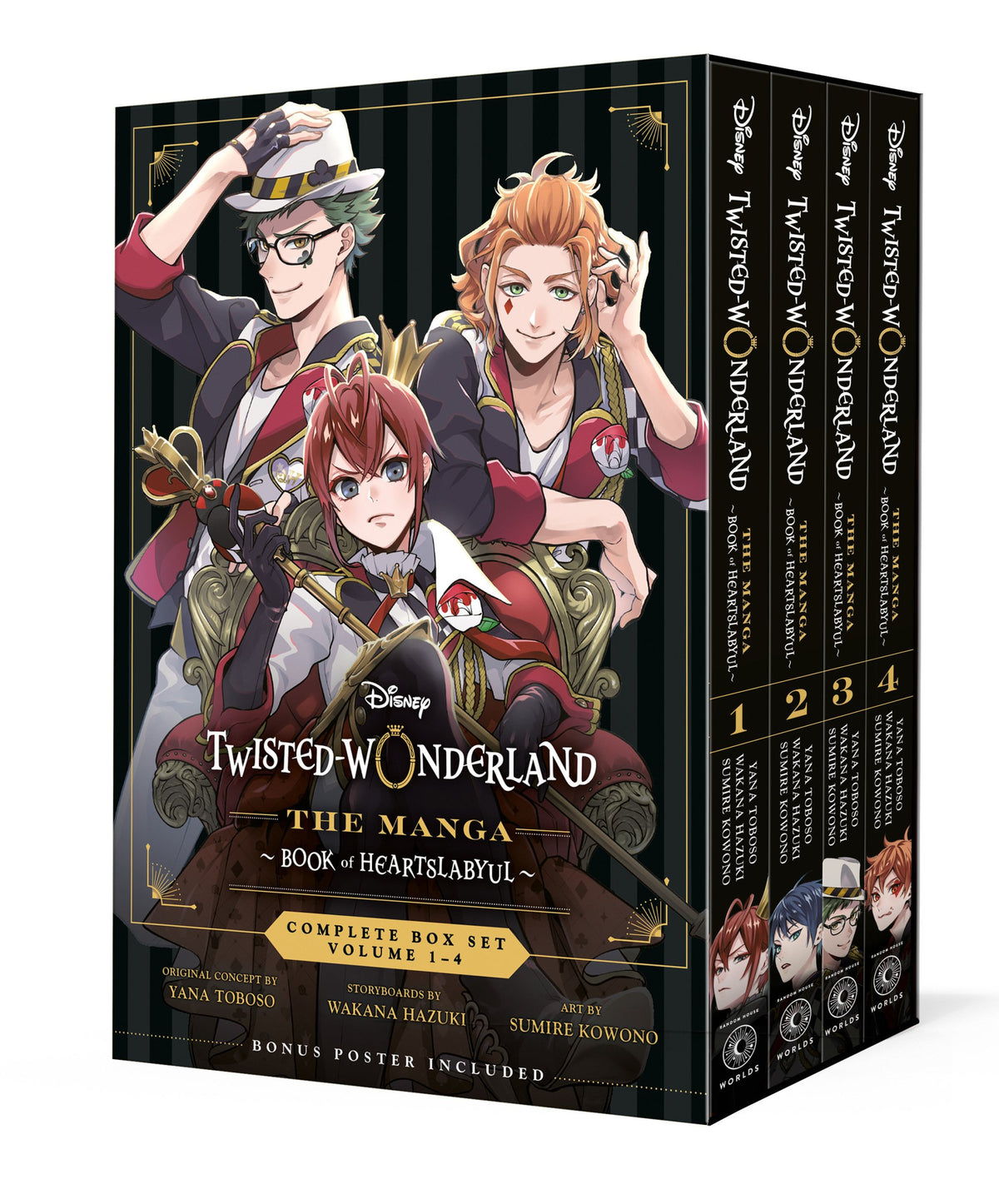 TWISTED-WONDERLAND BOOK OF HEARTSLABYUL THE MANGA BOXED SET