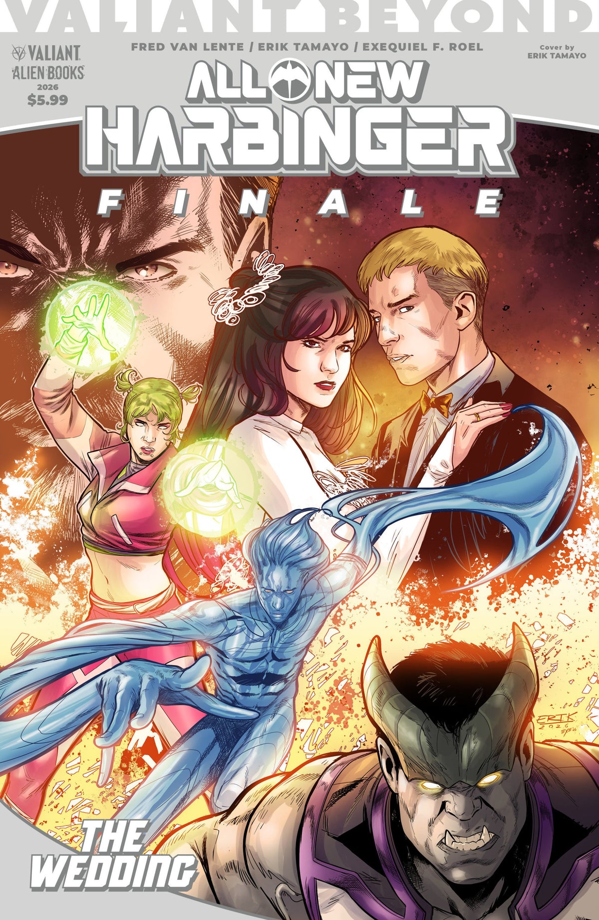 VALIANT BEYOND ALL-NEW HARBINGER FINALE--THE WEDDING CVR A TAMAYO