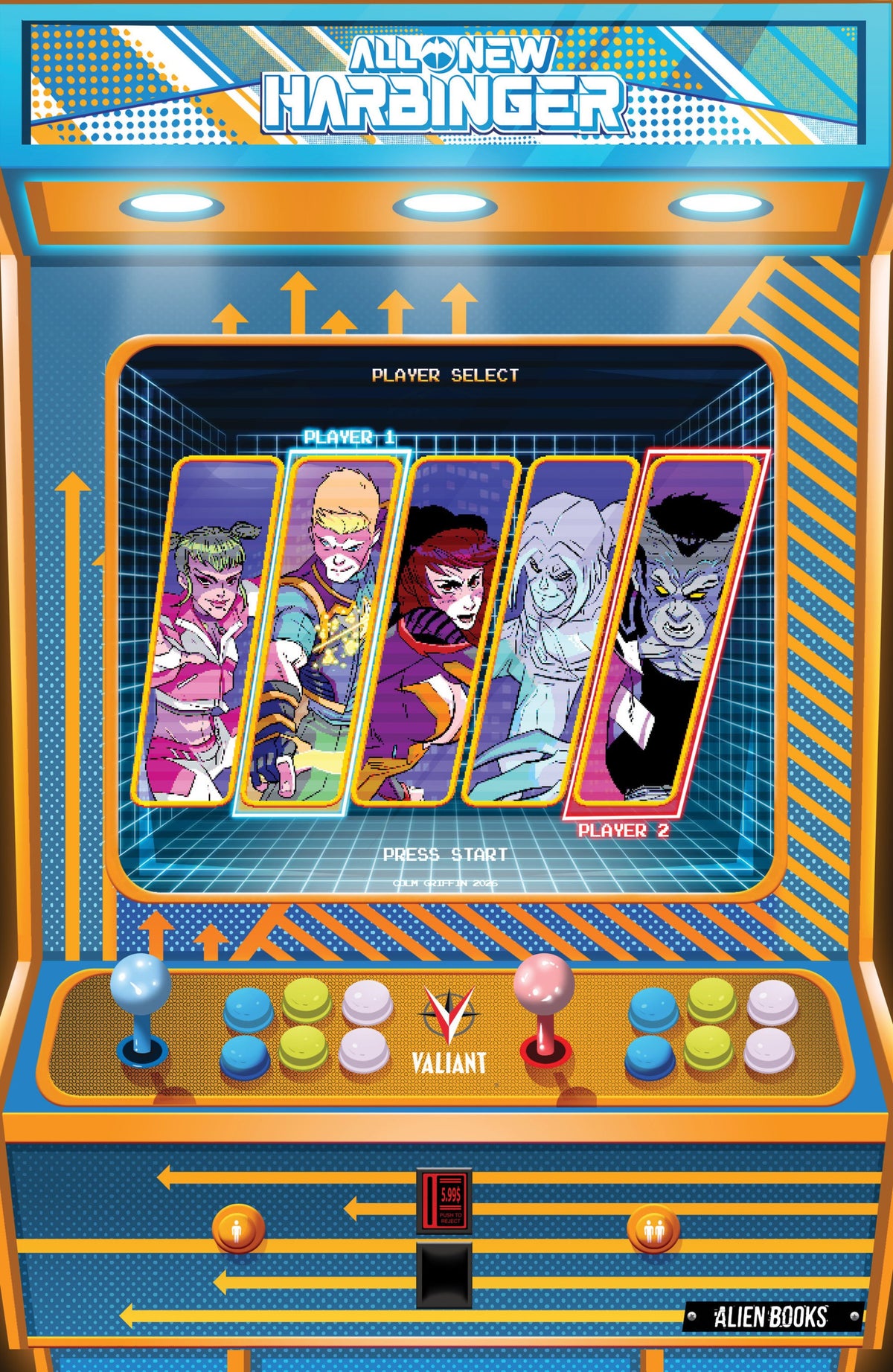 VALIANT BEYOND ALL-NEW HARBINGER FINALE--THE WEDDING CVR B GRIFFIN FULL ART ARCADE VAR