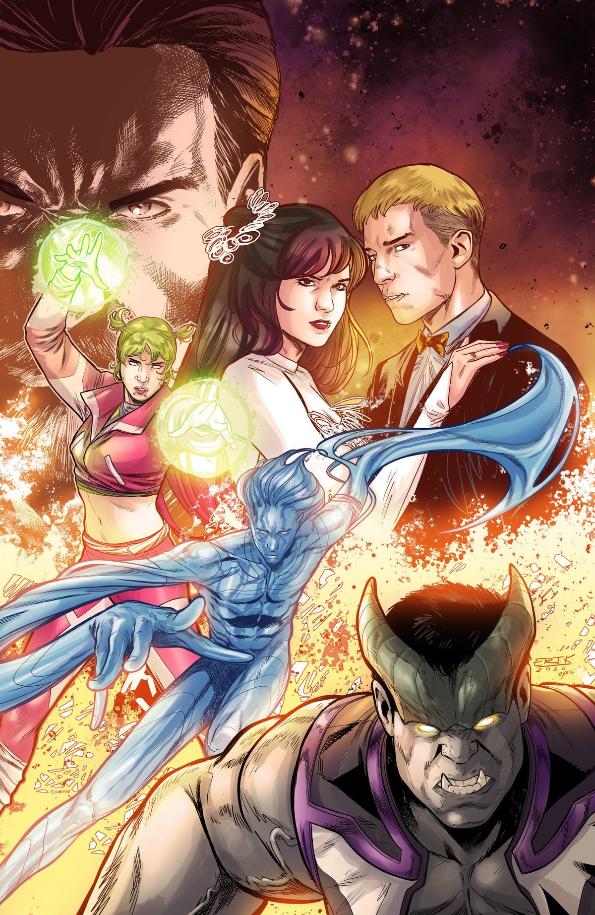 VALIANT BEYOND ALL-NEW HARBINGER FINALE--THE WEDDING CVR C TAMAYO FULL ART VAR