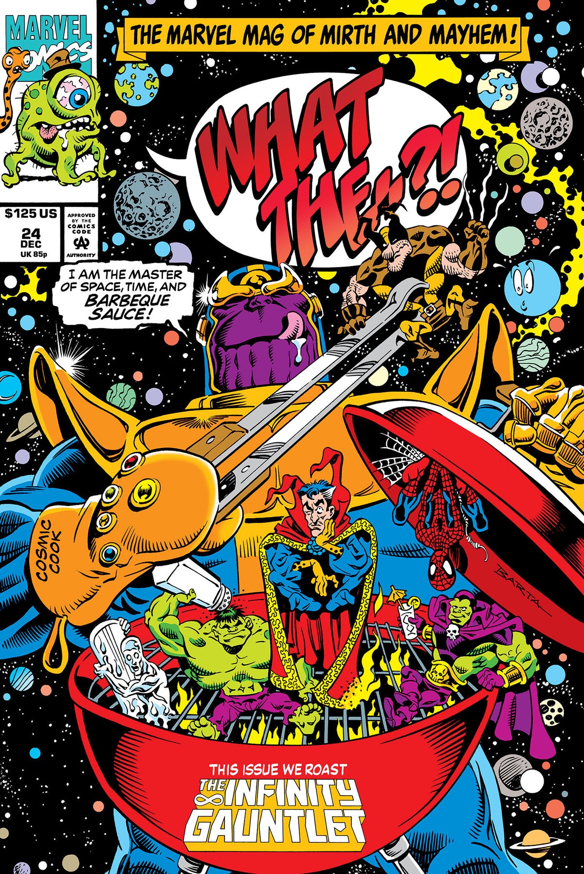 WHAT THE-- OMNIBUS HILARY BARTA COVER DM ONLY HC
