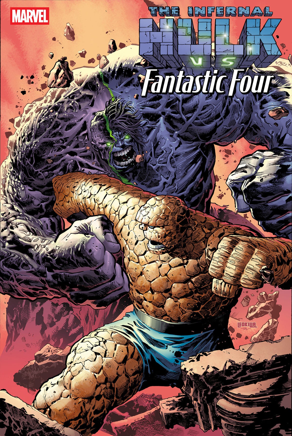 INFERNAL HULK VS FANTASTIC FOUR #1 KEN LASHLEY VAR CVR D