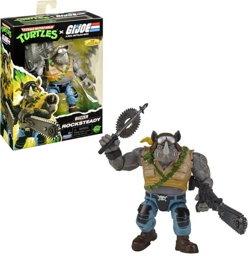 TMNT x G.I. JOE BASIC BUZZER x ROCKSTEADY