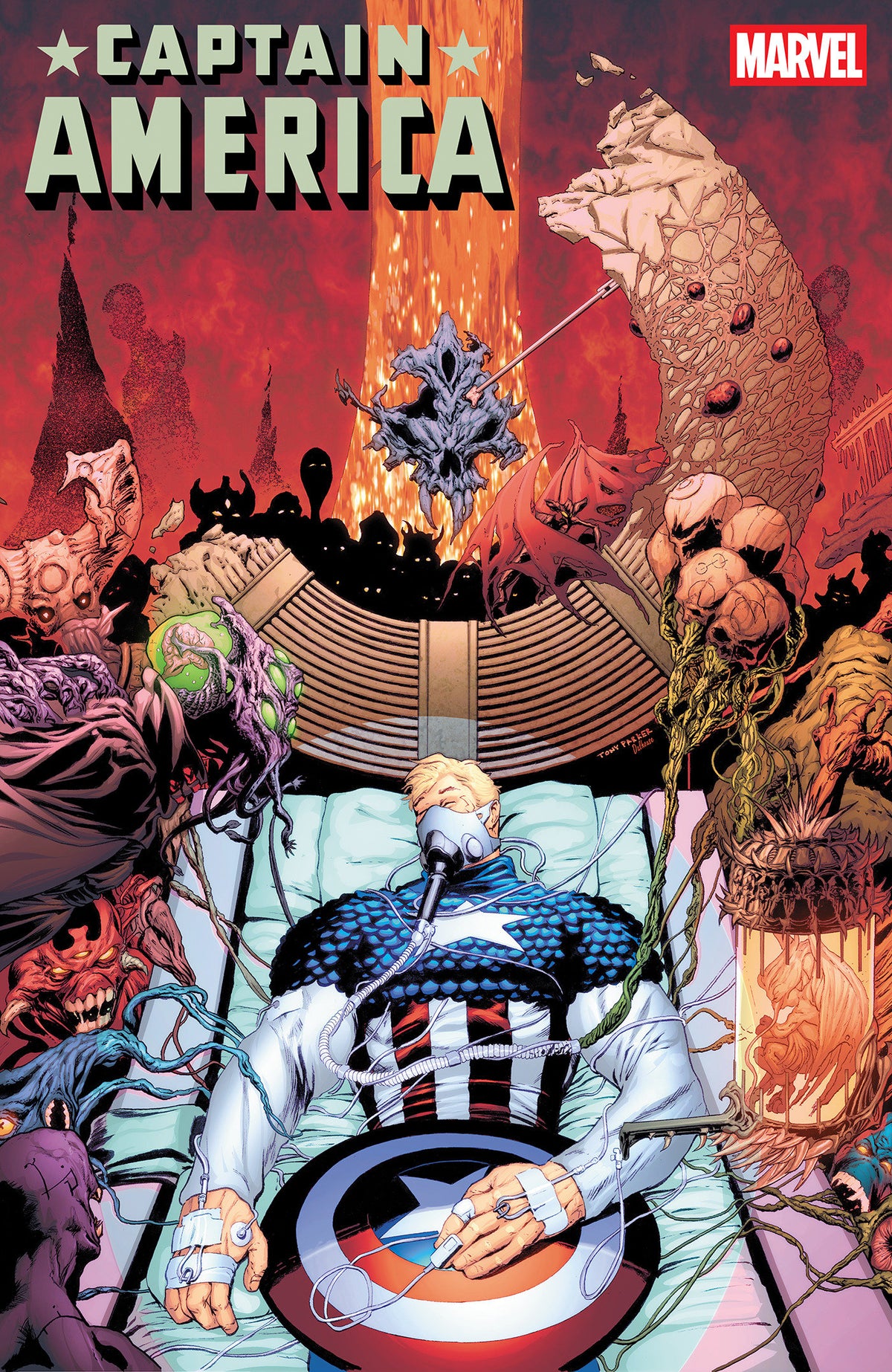 CAPTAIN AMERICA #16 TONY PARKER VAR CVR D