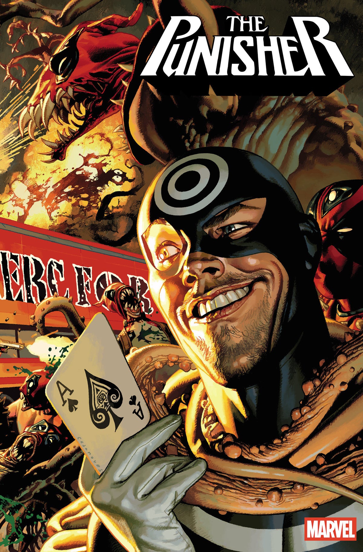 PUNISHER #9 JOSEMARIA CASANOVAS 4-PART CONNECTING VAR BG CVR B