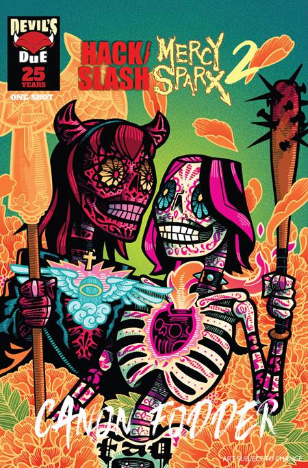 HACK SLASH MERCY SPARX CANON FODDER #1 ONE SHOT CVR B J GONZO VAR