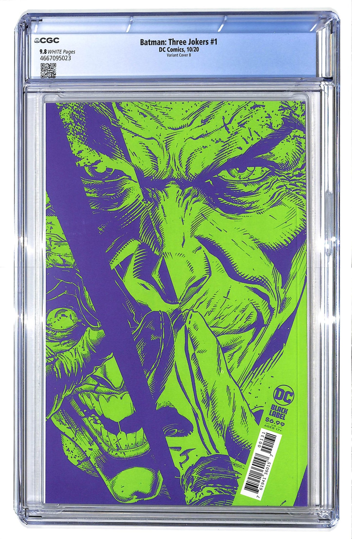 Batman: Three Jokers 2020 #1 Jason Fabok Green Joker Variant Cover - CGC 9.8 - $60.00