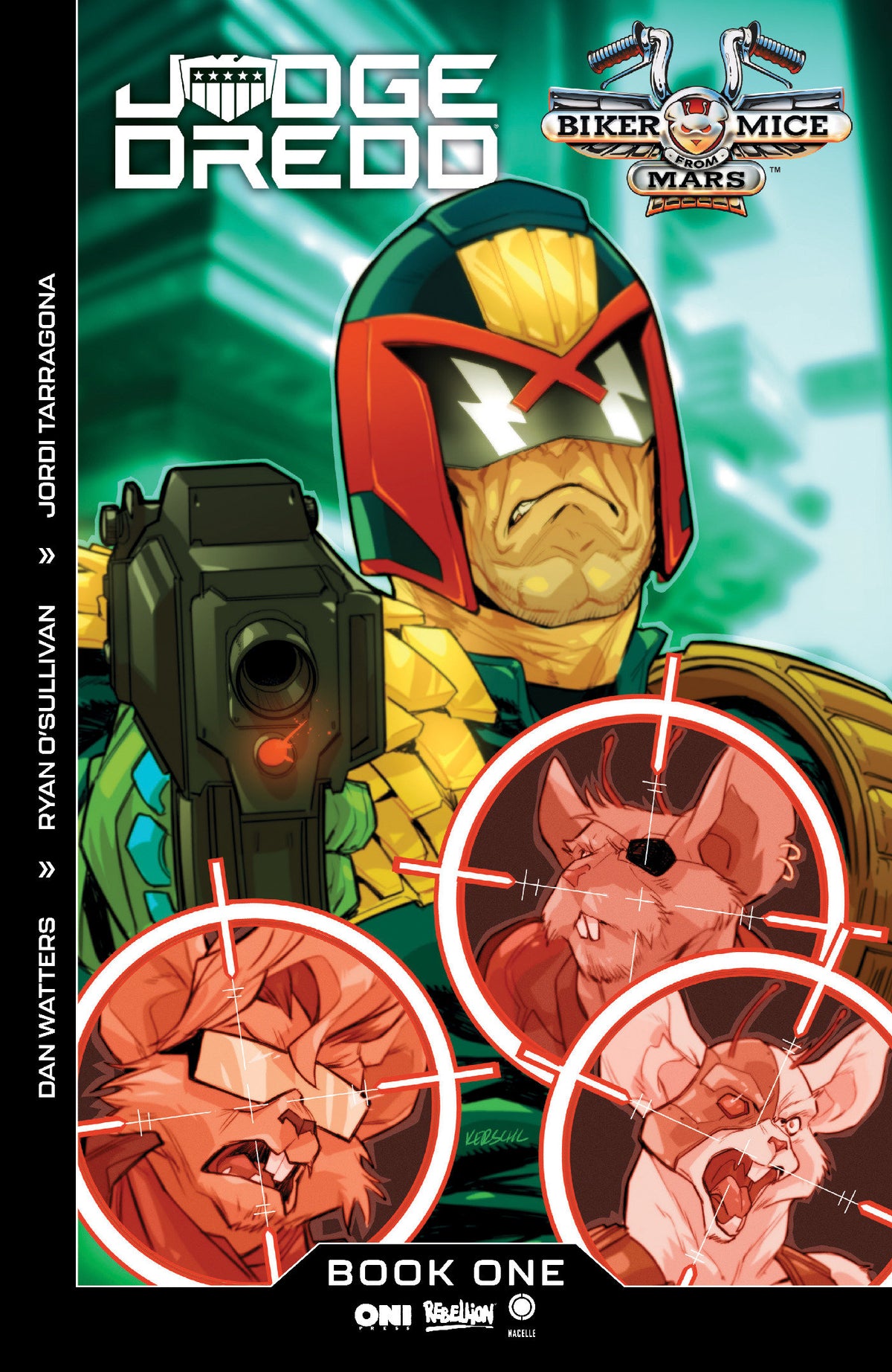 JUDGE DREDD BIKER MICE FROM MARS #1 CVR B KARL KERSCHL VAR