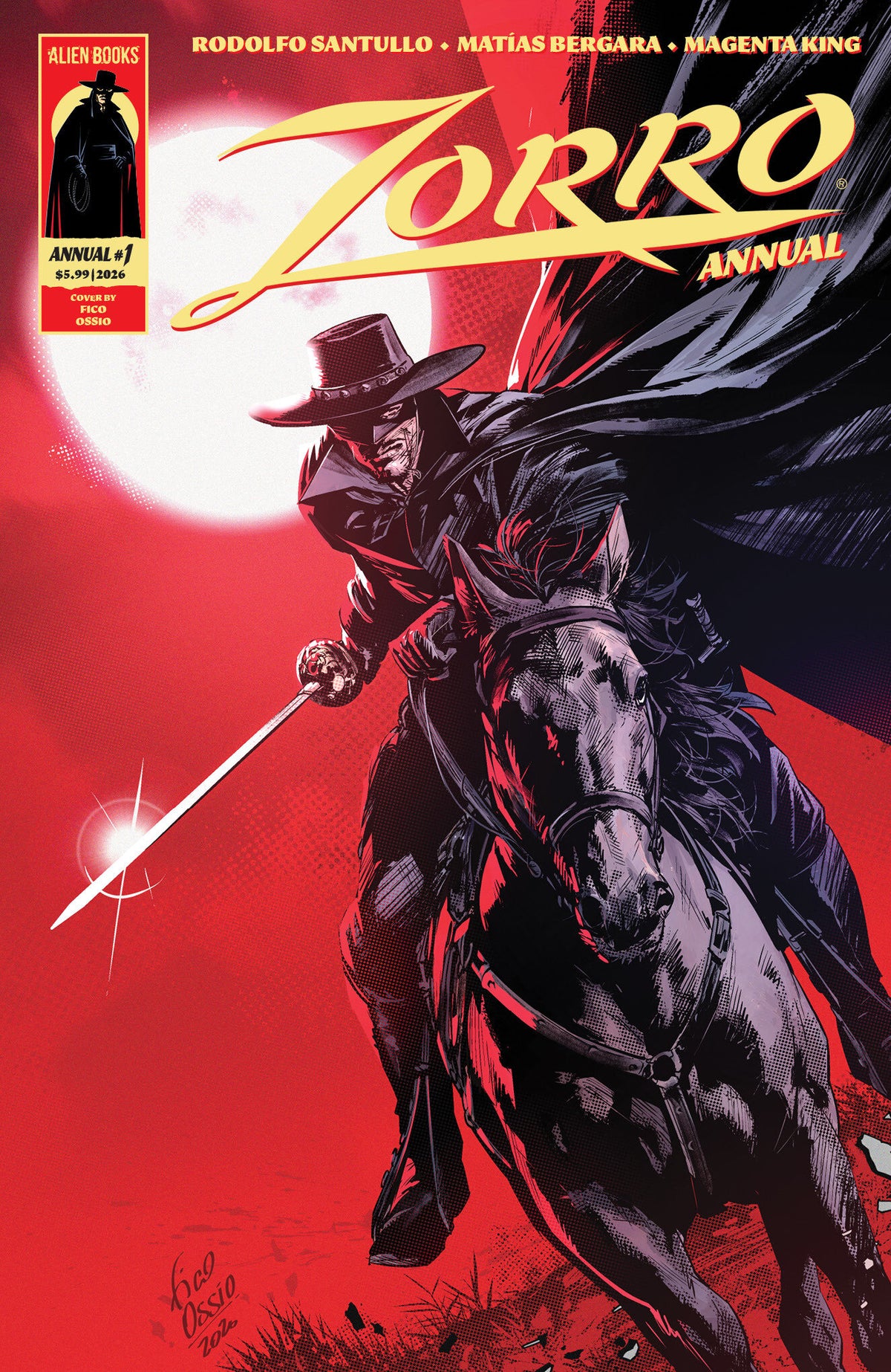 ZORRO ANNUAL #1 CVR B OSSIO VAR