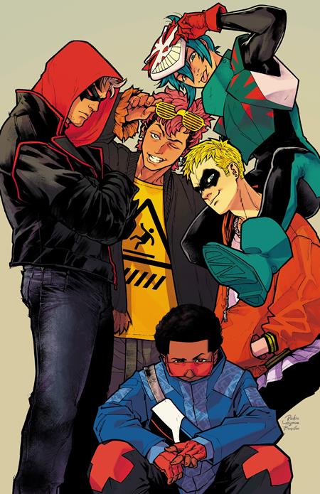 TEEN TITANS #1 SECOND PRINTING CVR B RICKIE YAGAWA AND TAMRA BONVILLAIN CARDSTOCK VAR