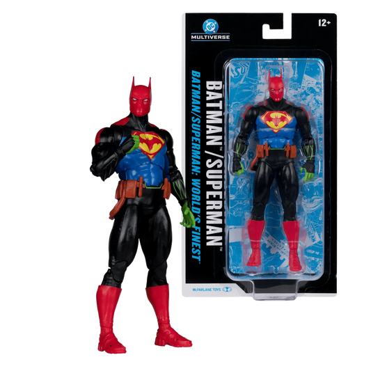 DC MULTIVERSE BATMAN SUPERMAN WORLD'S FINEST BLISTER CARD