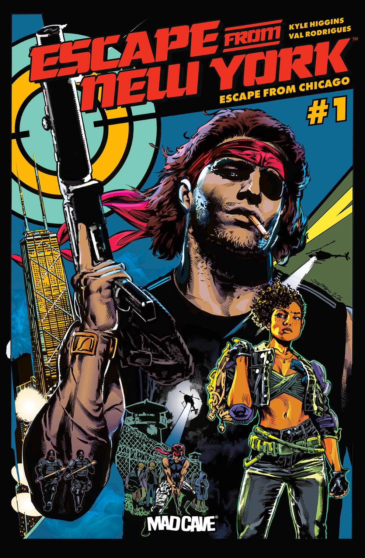 ESCAPE FROM NEW YORK ESCAPE FROM CHICAGO #1 2ND PRINTING CVR A STEPHEN MOONEY