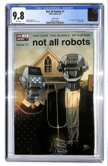 Not All Robots 2021 #1 Mike Deodato Jr. Cover - CGC 9.8 - $25.00