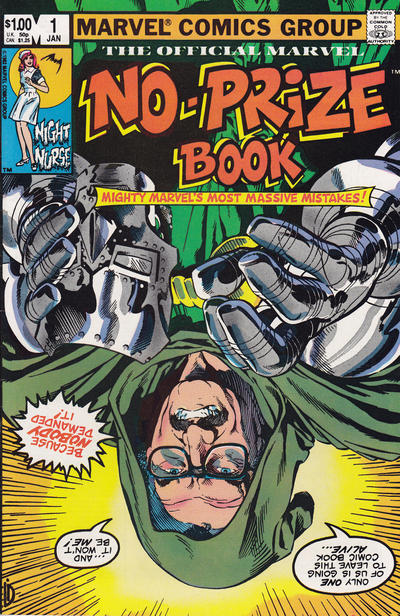 The Marvel No-Prize Book 1983 #1 - back issue - $15.00