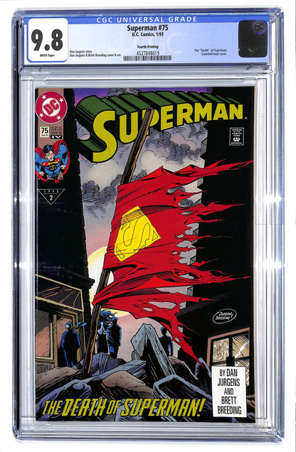 Superman 1987 #75 Fourth Printing - CGC 9.8 - $65.00