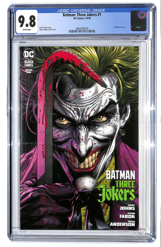 Batman: Three Jokers 2020 #1 Jason Fabok Joker Crowbar Cover - CGC 9.8 - $60.00