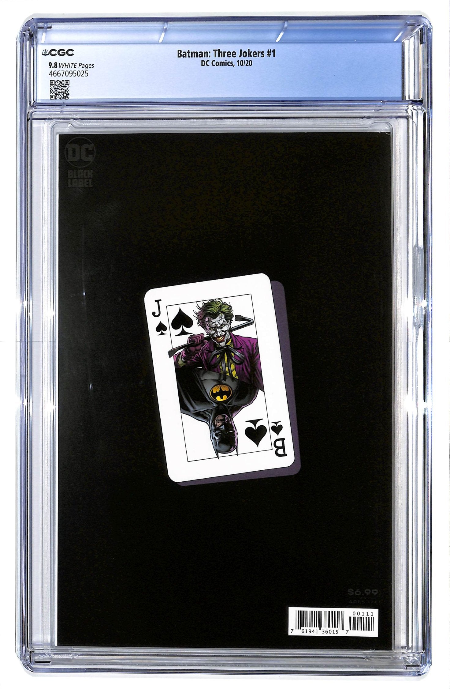 Batman: Three Jokers 2020 #1 Jason Fabok Joker Crowbar Cover - CGC 9.8 - $60.00