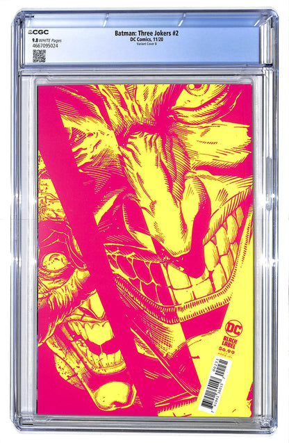 Batman: Three Jokers 2020 #2 Jason Fabok Yellow Joker Variant Cover - CGC 9.8 - $60.00