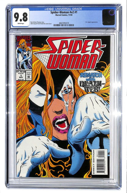 Spider-Woman 1993 #1 Direct Edition - CGC 9.8 - $80.00