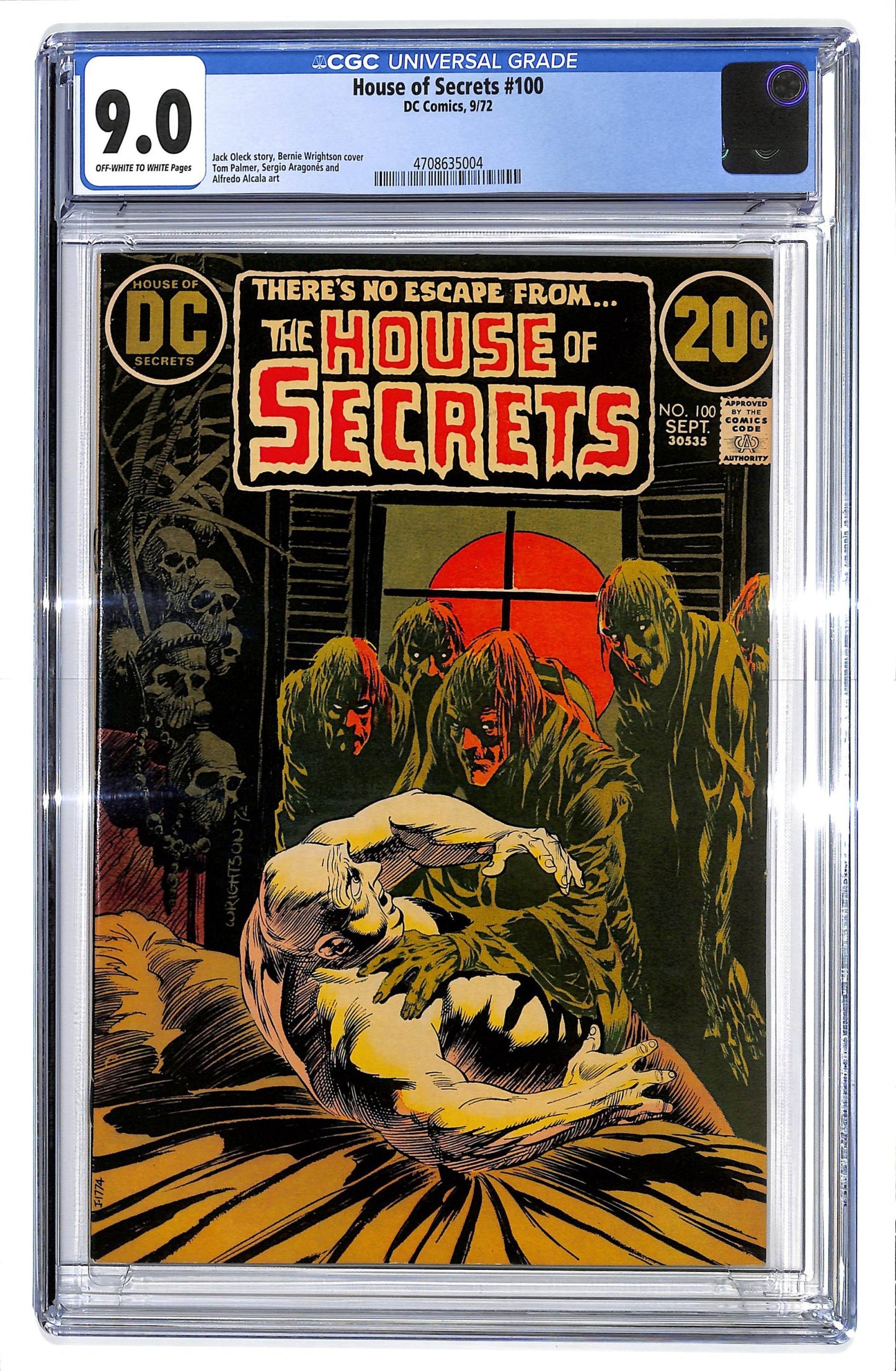 House of Secrets 1956 #100 - CGC 9.0 - $275.00